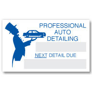 Auto-detailing boxed reminder design