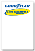 Goodyear generic service reminder sticker